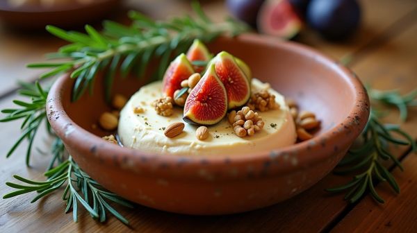 Mixing Boursin with fig and 3 nuts for a surprising dip experience